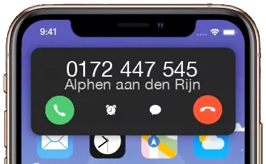 Alphen aan den Rijn +31172447545 / 0172 447 545  telefoon