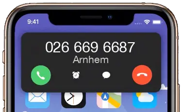 Arnhem +31266696687 / 026 669 6687  telefoon