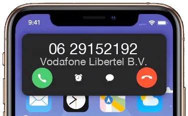Vodafone Libertel B.V. +31629152192 / 06 29152192  telefoon