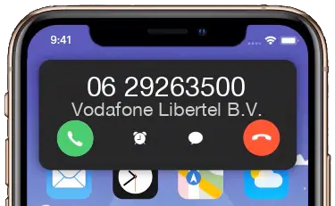 Vodafone Libertel B.V. +31629263500 / 06 29263500  telefoon