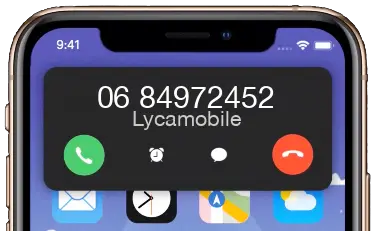 Lycamobile +31684972452 / 06 84972452  telefoon