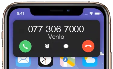 Venlo +31773067000 / 077 306 7000  telefoon